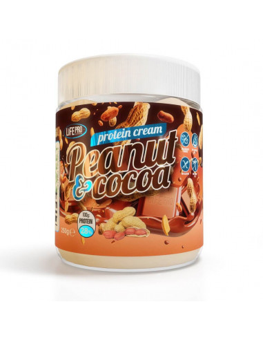 LIFE PRO FIT FOOD PROTEIN CREAM PEANUT COCOA 250G