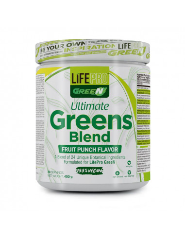 LIFE PRO ULTIMATE GREENS BLEND 450G