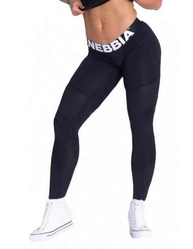 Fitness Tights Combi 214 by Nebbia, Colour: Black 