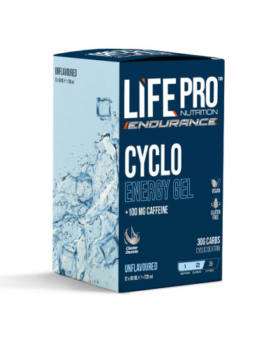 LIFE PRO ENDURANCE CYCLO ENERGY GEL CAFFEINE 12x60ML