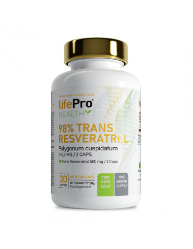 LIFE PRO TRANS RESVERATROL 98% 60 CAPS