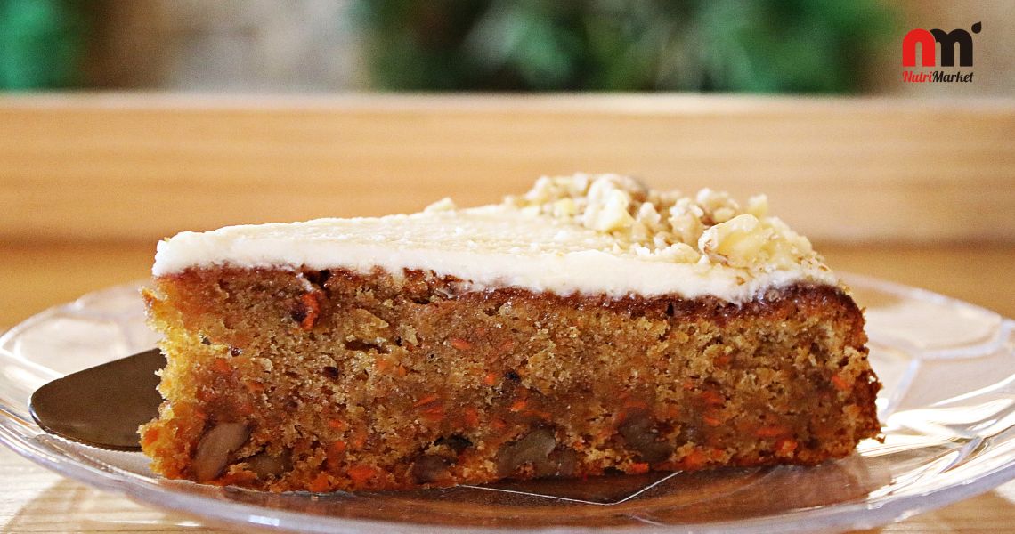 Receta tarta zanahoria alta en proteína Life Pro