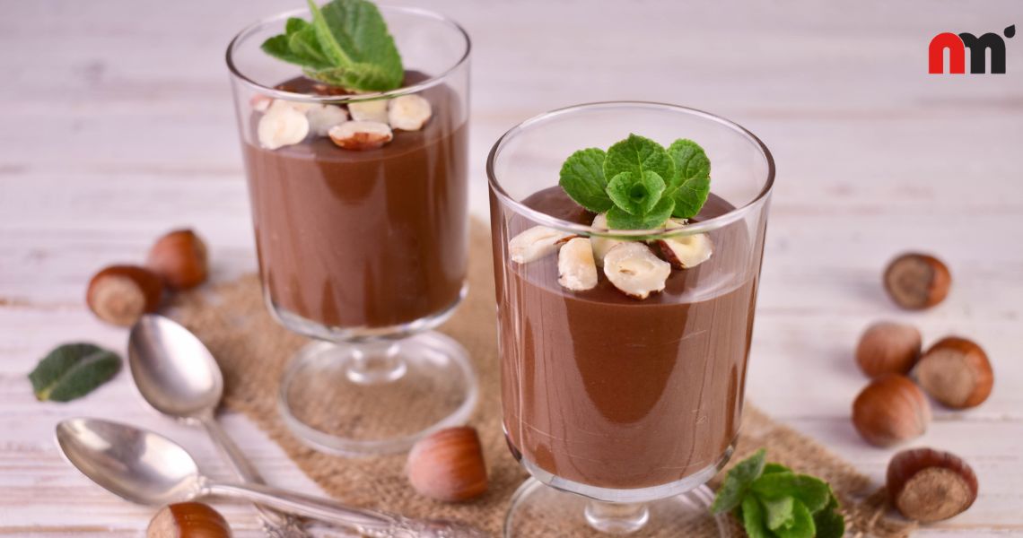 Mousse chocolate avellana proteína